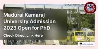 Madurai Kamaraj University Admission 2023 Open for PhD, MPhil Program; Apply till September 15